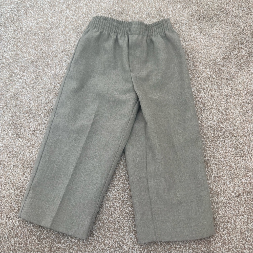 GEORGE Baby Boy Dress Plaid Tuxedo/ Suit Vest and Pants Set 12M 0020 - Picture 8 of 11